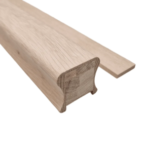 Oak And Black Metal Spindle 41 mm x 900 mm