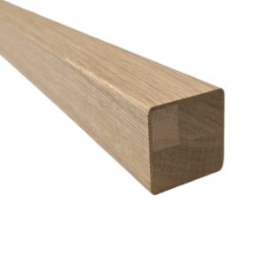 Oak Modern Square Handrail Ungrooved