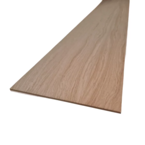 Oak veneered staircase stringer